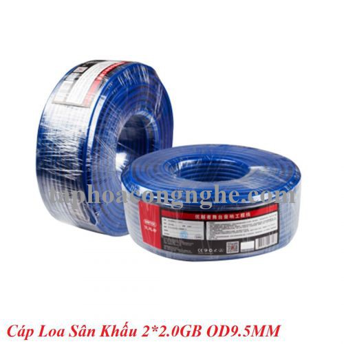 Unitek 29366 C9018BL 100M 2*2.0Gb Od9.5Mm Cáp Loa Sân Khấu 30029366